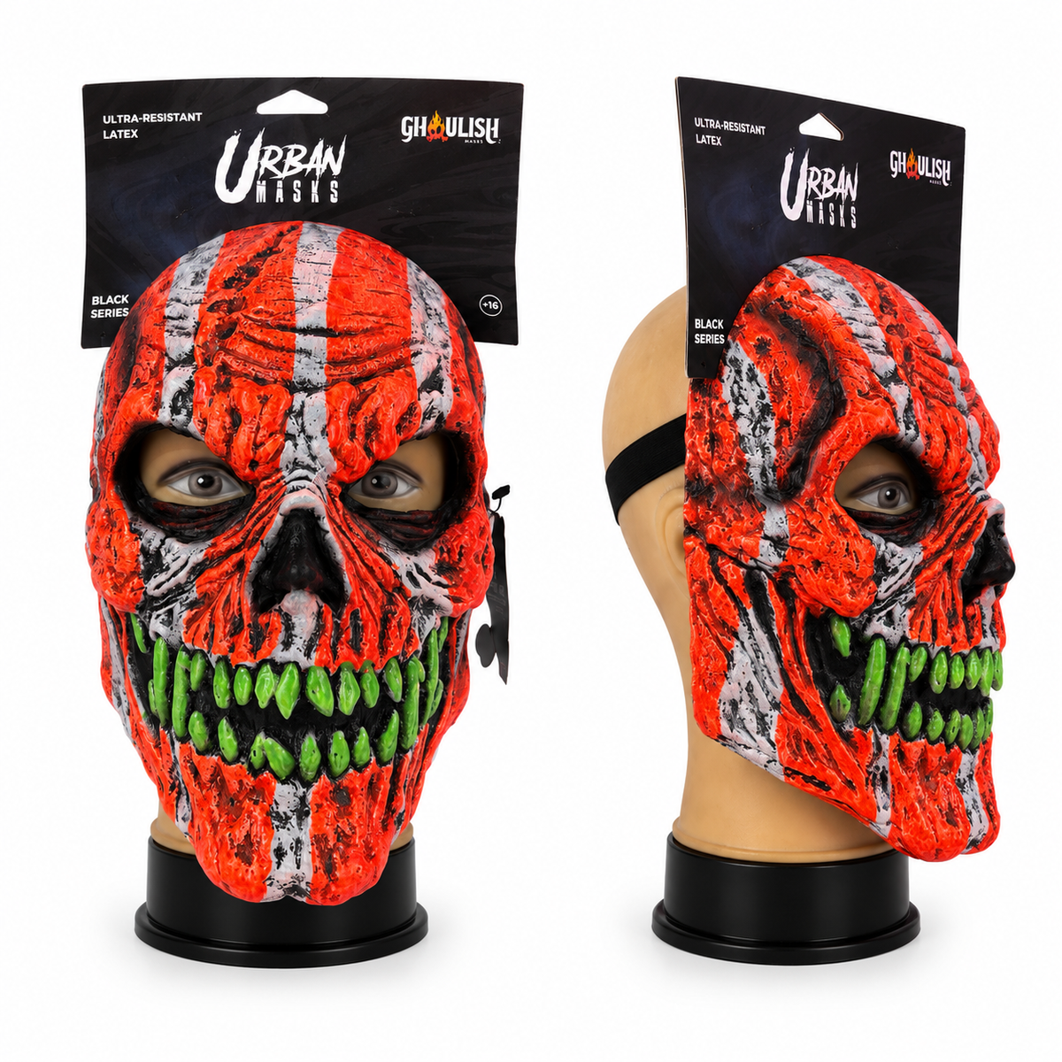 MASCARA SKULL ORANGE
