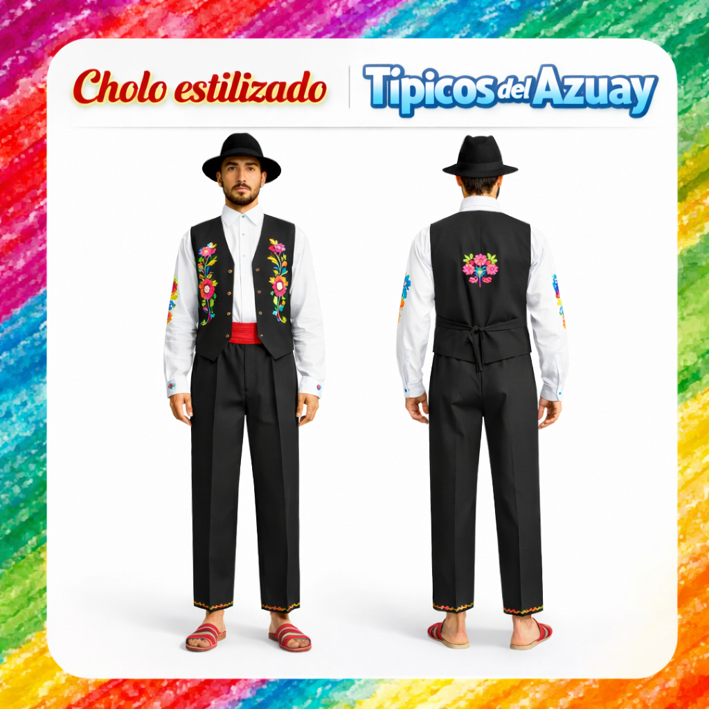 CHOLO ESTILIZADO NEGRO